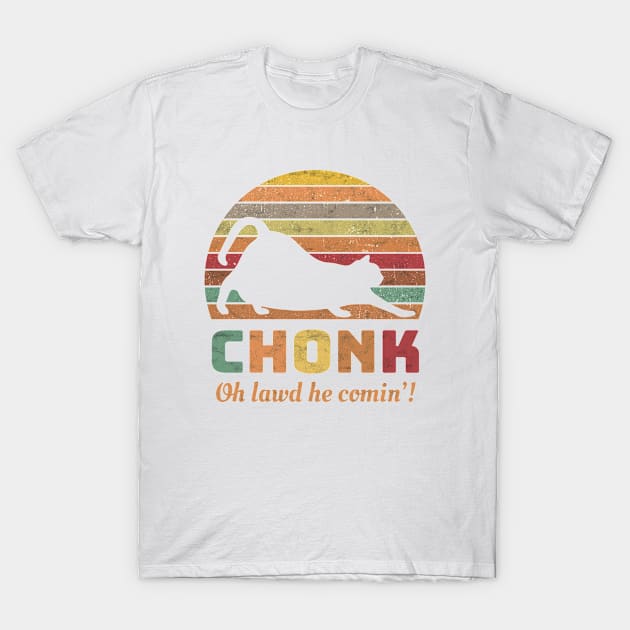 Funny Chonk Scale Cat Meme Memes T-Shirt by favoriteshirt